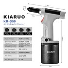 Kiaruo Pneumatic Rivet Gun 3 16 5 32 1 8 3 32kr-s50 1 Set Of Extra Jaws Air