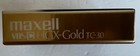Maxell Tc-30 Vhs-c Hgx-gold Premium High Grade Camcorder Video Cassette - New