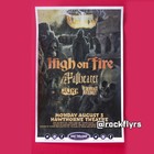 High On Fire 2015 Concert Promo 11x17 Street Poster  Portland Oregon