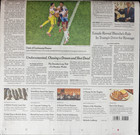 The New York Times Newspaper July 15 2026 Spain Defeated France  2-0 Unread Nyt