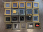 Lot Of 20 - Scrap Gold Mixed Cpus Black Fiber Ceramic For Scrap Gold Recovery