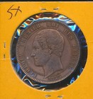 Belglium - 1853 - Copper 10 Cents -  4049