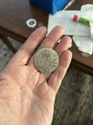 1821 A Louis Xviii France 5 Franc  Obverse Scratch And Rim Bump 