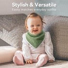 Wrrernsin Muslin Baby Bibs For Unisex Boys Girls  10pack Cotton Drool Bibs  A   