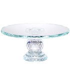 Crystal Glass Cake Display Stand 11  Cake Holder For Wedding Cake Party Birthday