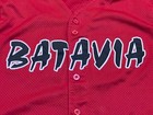 2007-10 Batavia Muckdogs  45 Minor League Baseball Jersey  mears Loa 