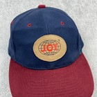 Vintage Joy Global Hat Cap Coal Mining Strap Back Blue Red Twill Adjustable