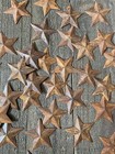 100 Pc  Rusty Barn Stars 2 25 In 2 1 4  Primitive Country Rust Craft Ships Free 