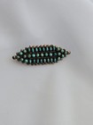 Vintage 1960   s Zuni Sterling Silver Turquoise Pin