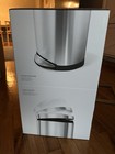Simplehuman 6l Stainless Steel Semi-round Step Trash Can Brushed Silver