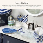 Mackenzie-childs Tissue-box Cover Tissue Holder For Home Decor Blue-and-white