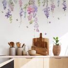 Flowers Plants Wall Stickers  Vinyl Art Removable Floral Decals Mural Home Decor
