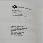 Unused  1986 Brownie Girl Scout Handbook