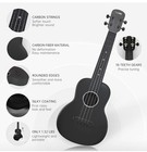The One  4-string Ukulele  Black tuk-cf23 