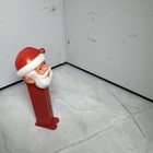 Vintage Pez Dispenser Santa Claus Feet Made In Slovenia Eyes Open Red Stem