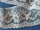 Antique French Lace 1 05  Cotton Ecru Trim Intricate Pattern 34  L