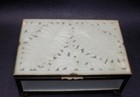 Vintage Chinese Carved Hardstone Jewelry Box Asian Oriental Antique Trinket Case