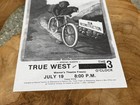 Original R e m  Handbill Warnors Theatre Fresno 1985 Rem True West The 3 O clock