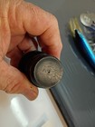 Vintage Uno-vac Stainless Steel Thermos Part  Black Stopper  4 Stopper Part Only
