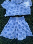 Vintage Oshkosh Set Floral Sz 6 Shirt 5 Shorts Single Stitch Rare