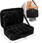 Large Capacity 13 Inches Professional Travel Makeup Case Makeup Train Case
