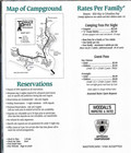 Travel Brochure  Terrace Pines  Center Ossipee  Nh C1990s Lakes Region