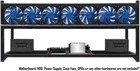 8 Gpu Stackable Aluminum Mining Rig Frame Case For Crypto   Test Bench Pc