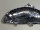 Wilton Armetale 22 5  X 9  Silver Cast Aluminum Fish Serving Platter