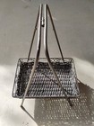 One Tier Rattan Storage  Use For Pie Server  Kitchen Or Batrhoom Organizer