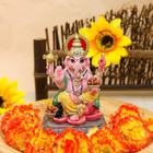 Indian God Lord Ganesha Statue - 4 1   h Multicolor Hindu Idol Ganesh