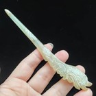 Chinese Jade Collectibles Manual Sculpture Ancient Jade Hairp Statue Pendanth292
