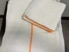 120 Pieces New Gold Striped Bar Mops Bar Towels Resturant Cleaning 16x19 Inch