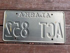 Single Alaska License Plate Act 852 - 1976 Kodiak Bear