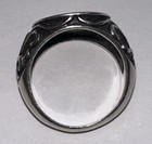 Vintage 925 Sterling Silver Floral Engraving Ring