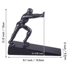 Cast Iron Door Stop  Decorative Rustic Heavy Duty Door Stopper  Man Door Stop   