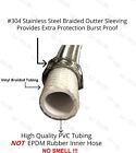 Plumbing Lot 10 Pcs 1 2 fip X 3 8 comp X 20  Ss Faucet Supply Connector Lines