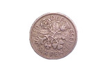 1959 Great Britain 6 Pence Elizabeth Ii Km  903-very Nice Circ -c1071xux