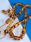       natural Baltic Amber Islamic Prayer 33 Beads Misbaha Tasbih Rosary 18g    