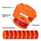 For Worx Wa0010 8x String Trimmer Spool Line 2pcs Cap Cover For Weed Eater Edger