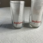 2 Vintage Morris The Cat 9-lives Cat Food Drinking Glasses 1980s