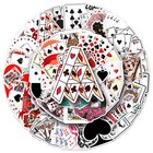 50 Pcs Poker Stickers Playing Cards Casino Decals Laptop Car Free Shipping 