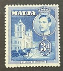 Travelstamps  Malta Stamps Scott  197a - 3d St  John   s Co-cathedral Mint Mnh Og