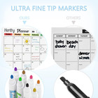Magnetic Dry Erase Calendar Whiteboard Set  3-pack  For Fridge  Wall  And Refrig