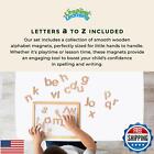 Leaping Learning Lower Case Wooden Letters Alphabet Magnets Set - Educational