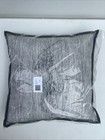 New Ralph Lauren Silk Polo Pony Equestrian Pillow Navy Blue   Cream 20x20