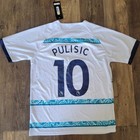Chelsea Nwt Away Soccer Jersey 2022-2023 Pulisic  10 Mens M White Navy Football