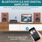 Stereo Amplifier Home Audio Bluetooth 5 0 Max 450w Power Stereo Receiver Ak55