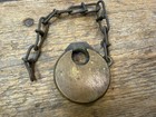 Antique Champion 6 Lever Brass Padlock