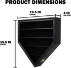 Baseball Display Case Baseball Holders For Balls Display With 21 Slots Wall Disp