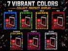 Shattered Glass Color Magnetic One-touch Card Holder 35pt Trading Card Case Bulk